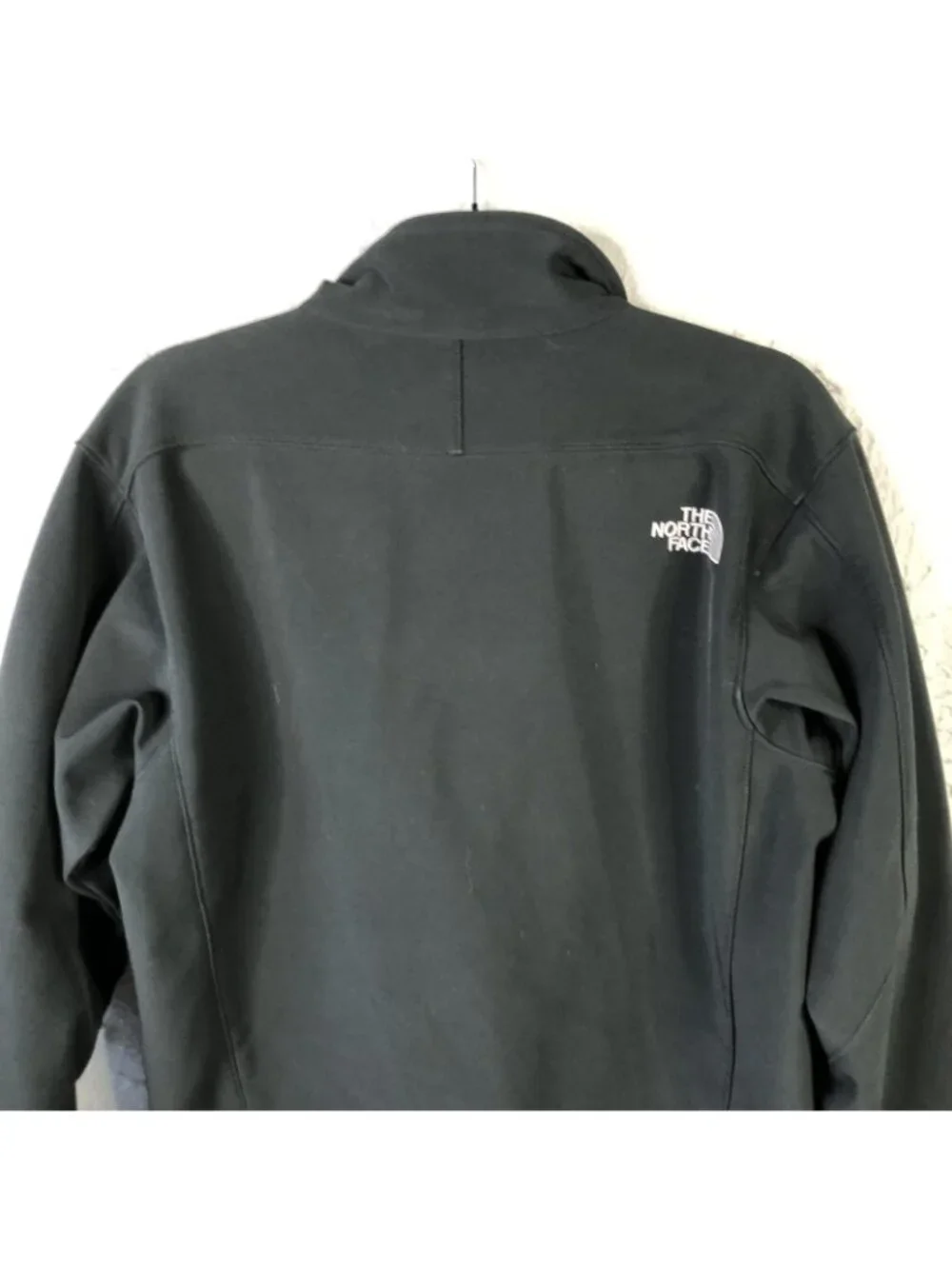The North Face Softshell Jacket Mens Small Black Apex Full Zip Windbreaker